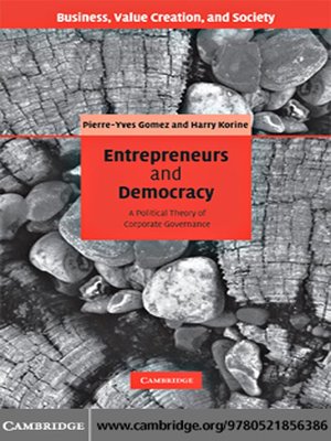 cover image of Entrepreneurs and Democracy